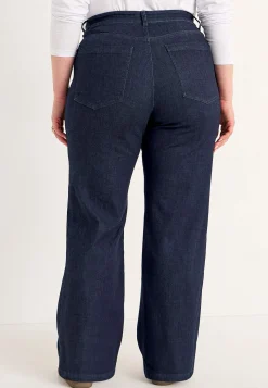 Cellbes of Sweden Vida jeans med sydda pressveck Mia Mörkblå Denim Online