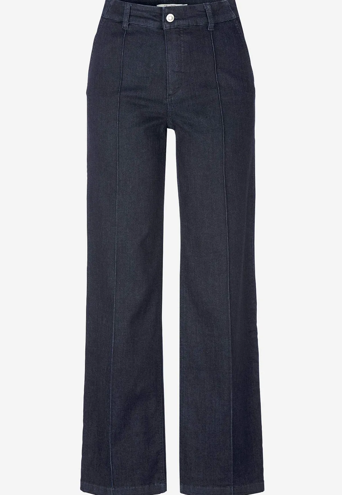 Cellbes of Sweden Vida jeans med sydda pressveck Mia Mörkblå Denim Online