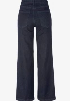 Cellbes of Sweden Vida jeans med sydda pressveck Mia Mörkblå Denim Online