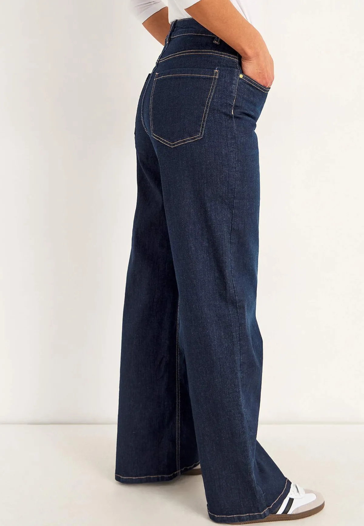 Cellbes of Sweden Vida, långa jeans med hög midja Renata Mörkblå / Denim