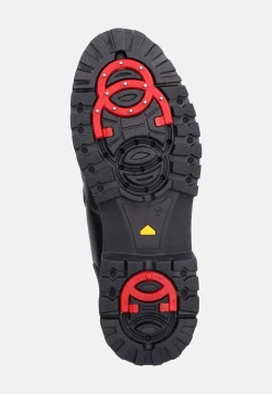 Rieker Vinterkänga med infällbara broddar Svart Discount