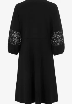 Cellbes of Sweden Viskosklänning med spetsdetaljer Svart Best