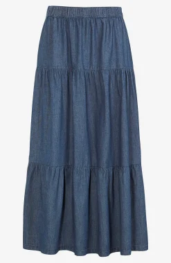 Cellbes of Sweden Volangkjol i denim Outlet