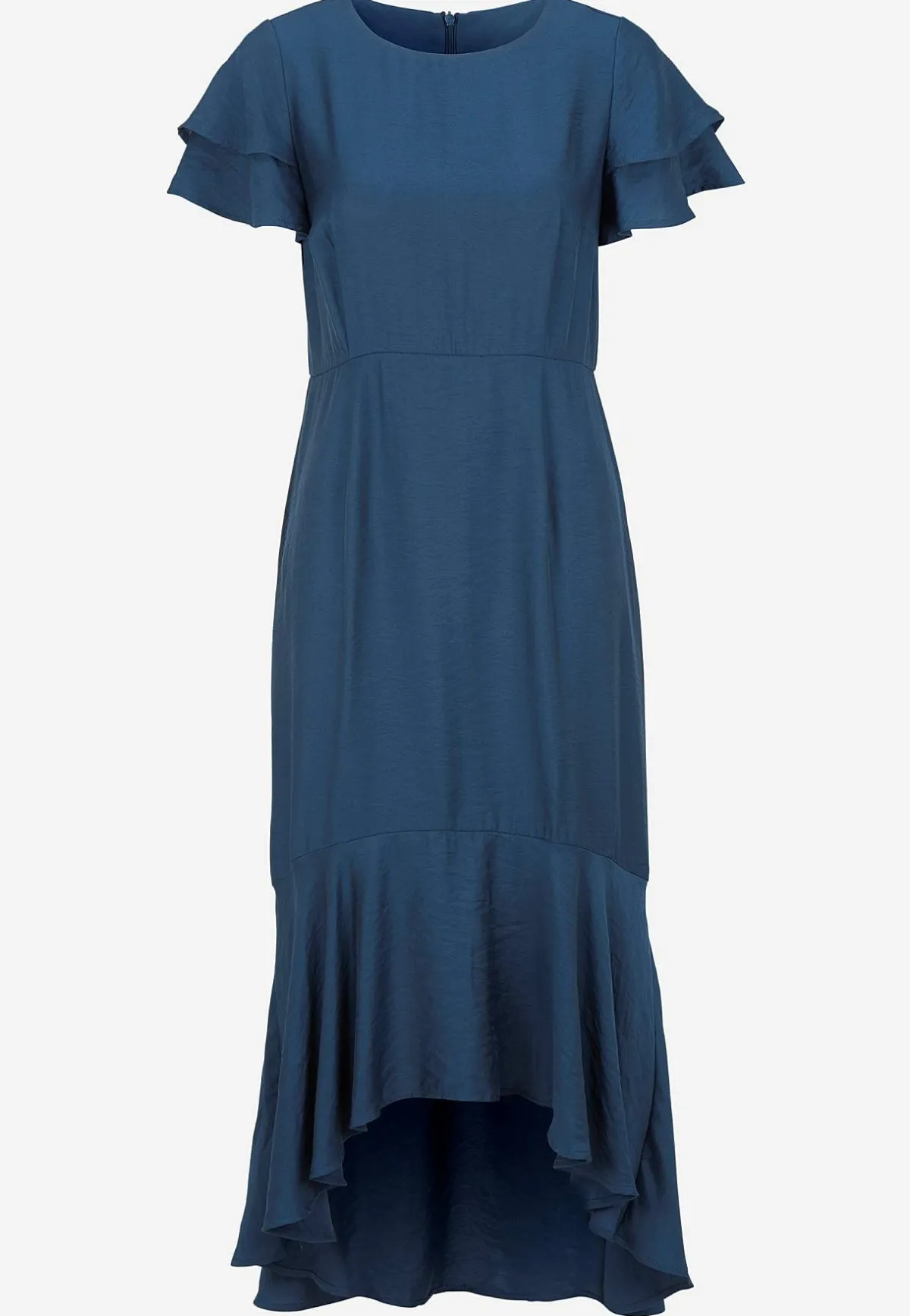 Cellbes of Sweden Volangklänning med fjärilsärmar Mörkblå Discount