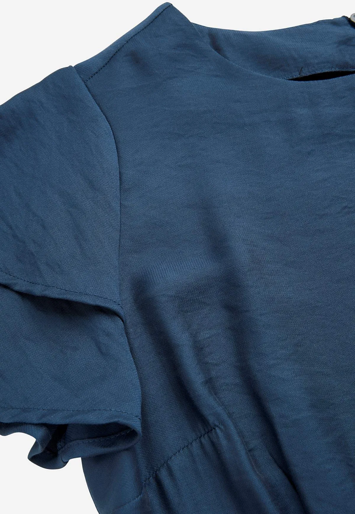 Cellbes of Sweden Volangklänning med fjärilsärmar Mörkblå Discount