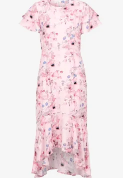 Cellbes of Sweden Volangklänning med fjärilsärmar Rosa / Blommig Best