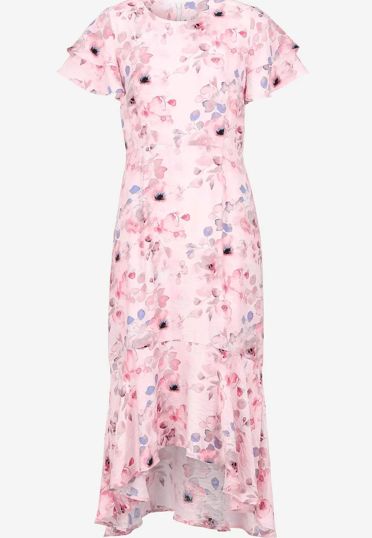 Cellbes of Sweden Volangklänning med fjärilsärmar Rosa / Blommig Best