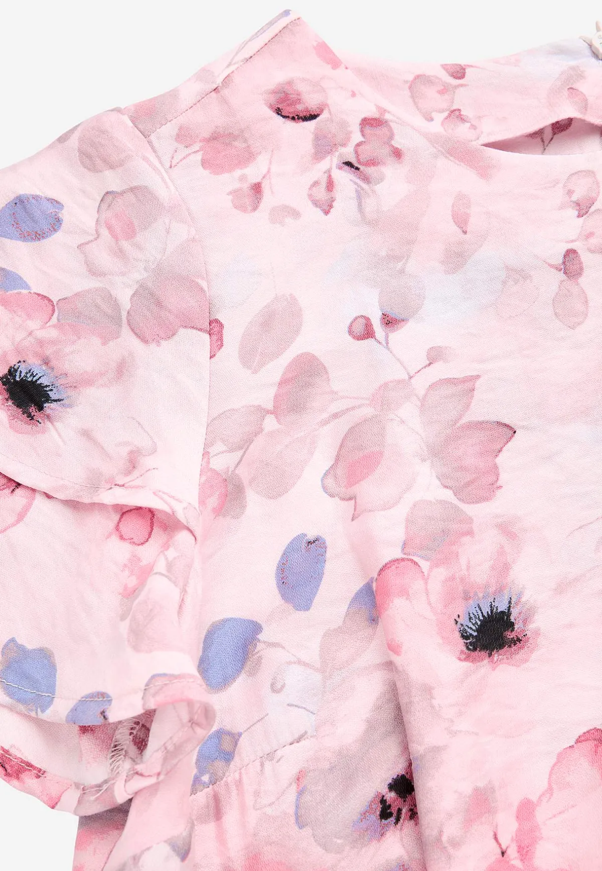 Cellbes of Sweden Volangklänning med fjärilsärmar Rosa / Blommig Best