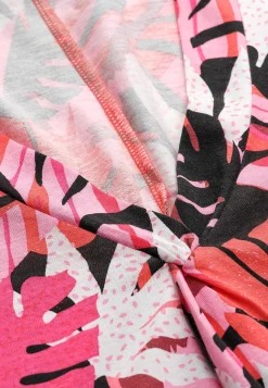 Cellbes of Sweden V-ringad, ärmlös trikåklänning Rosa / Mönstrad Sale