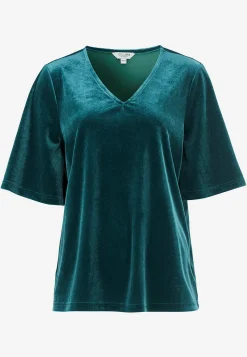 Cellbes of Sweden V-ringad sammetstopp Petrolgrön Hot