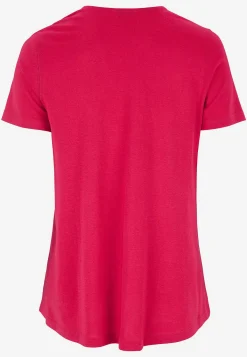 Cellbes of Sweden V-ringad trikåtopp Mörkrosa Clearance