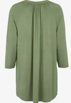 Cellbes of Sweden V-ringad trikåtunika Khakigrön Best