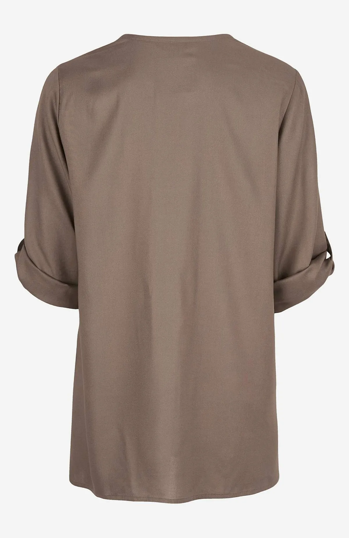 Cellbes of Sweden V-ringad tunika i två längder Nougat Hot