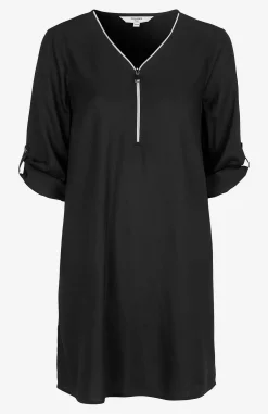 Cellbes of Sweden V-ringad tunika i två längder Svart Best