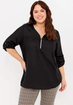 Cellbes of Sweden V-ringad tunika i två längder Svart Best