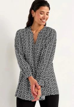 Cellbes of Sweden V-ringad, vävd tunika Hot