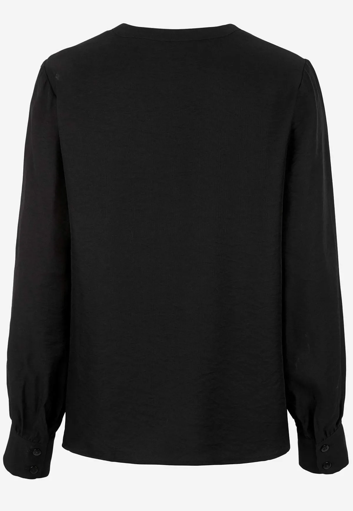 Cellbes of Sweden Vävd blus med knappar Svart Sale