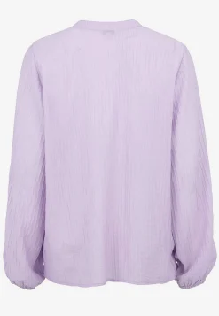 Cellbes of Sweden Vävd blus med struktur Ljuslila Hot