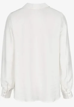 Cellbes of Sweden Vävd blus med vida ärmar Vit Discount