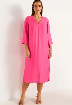 Cellbes of Sweden Vävd kaftanklänning Cerise Online