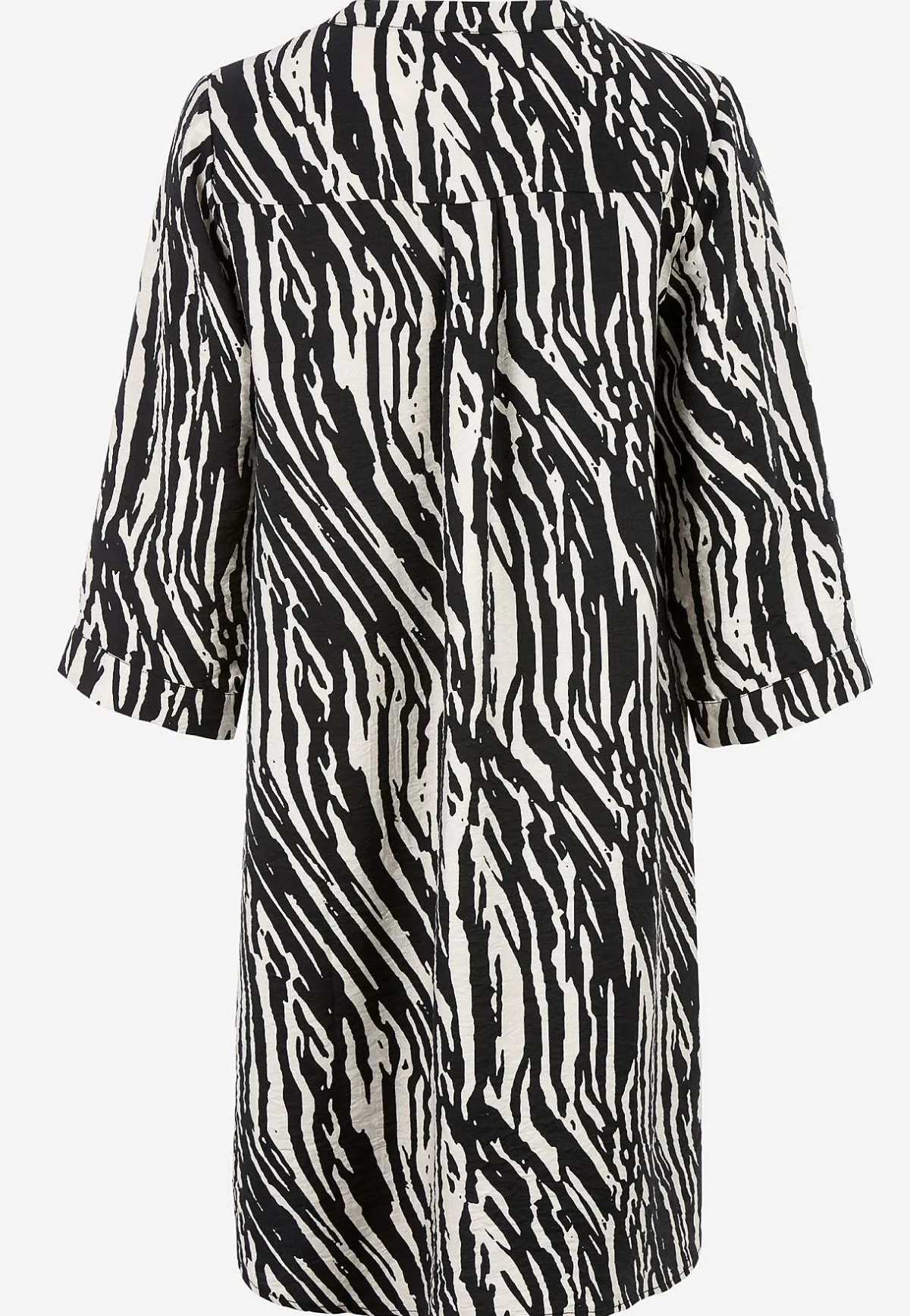 Cellbes of Sweden Vävd klänning Svart / Beige / Mönstrad New