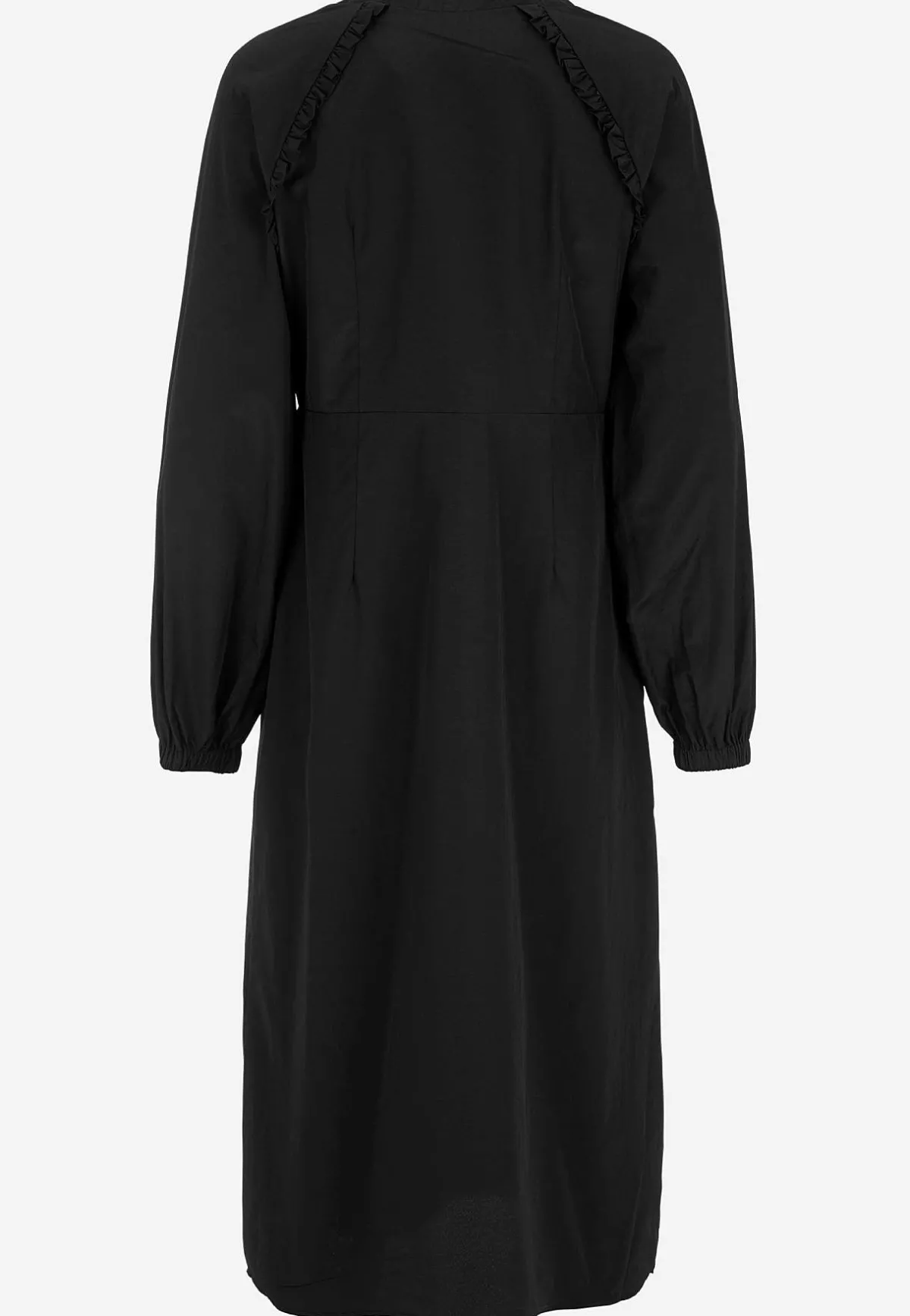 Soyaconcept Vävd klänning i poplin Svart Best