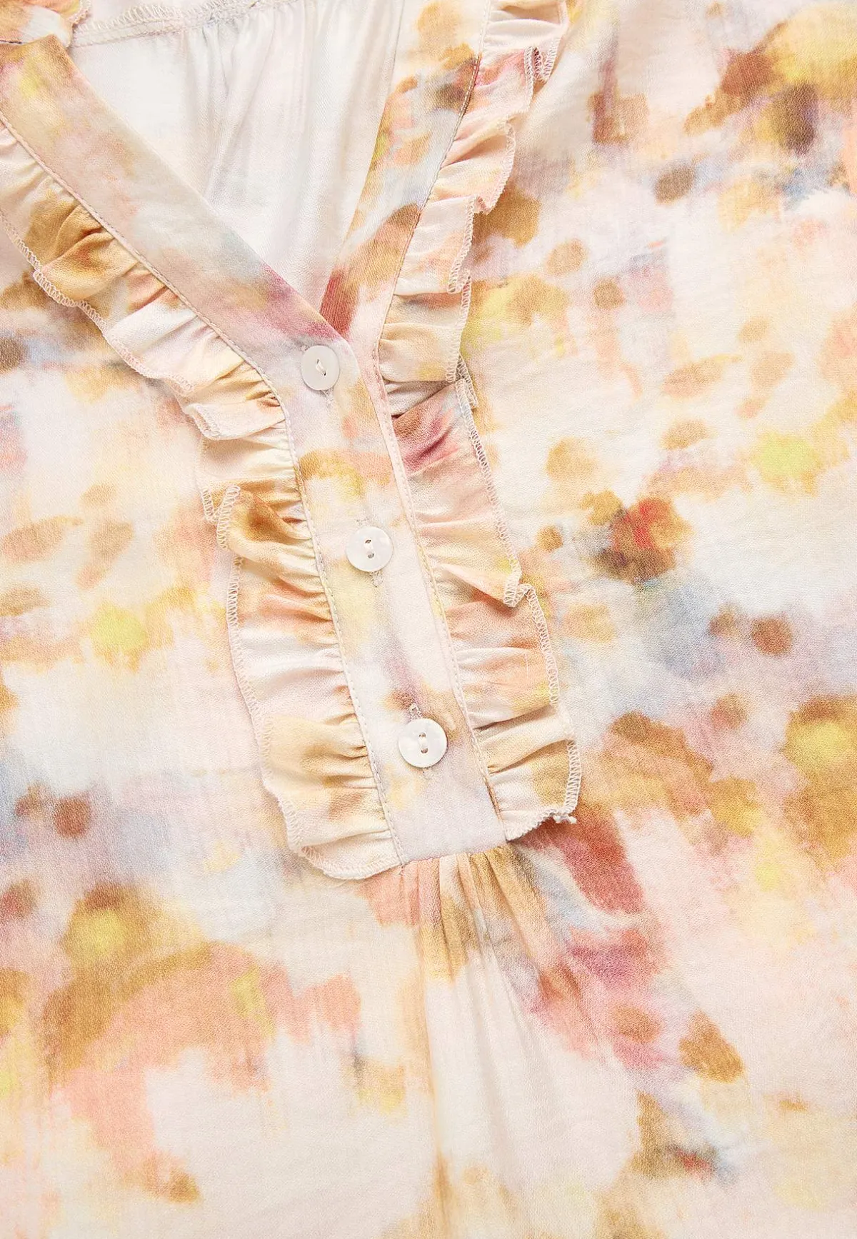 Cellbes of Sweden Vävd klänning med fickor Orange / Mönstrad Sale