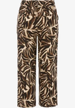 Soyaconcept Vävd, mönstrad byxa Brun / Mönstrad Best