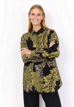 Soyaconcept Vävd, mönstrad skjorta Best