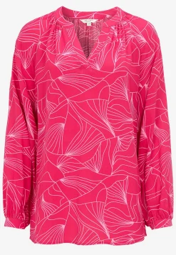 Cellbes of Sweden Vävd, mönstrad tunika Cerise / Mönstrad Discount