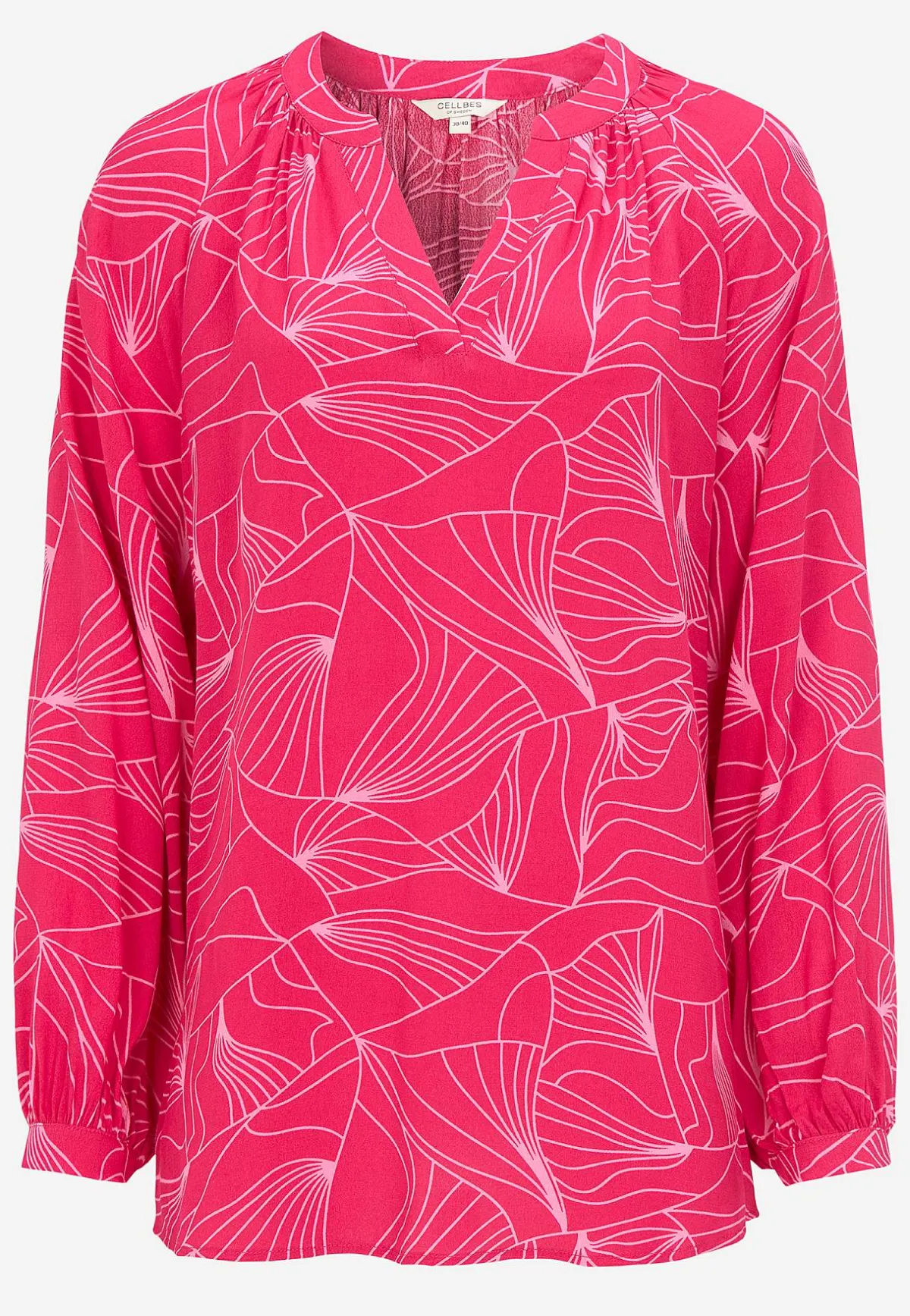 Cellbes of Sweden Vävd, mönstrad tunika Cerise / Mönstrad Discount