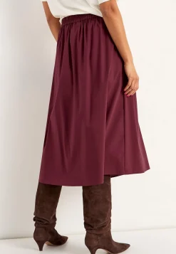 Cellbes of Sweden Vävd poplinkjol med fickor Sale