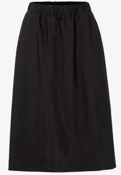 Soyaconcept Vävd poplinkjol med fickor Clearance