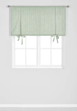 Cellbes of Sweden Vävd, randig hissgardin Grön / Vit / Randig Hot