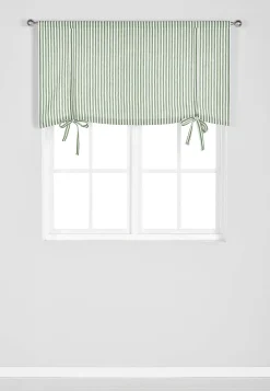 Cellbes of Sweden Vävd, randig hissgardin Grön / Vit / Randig Hot