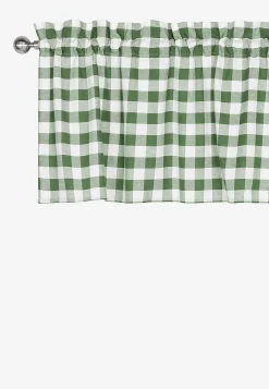 Cellbes of Sweden Vävd, rutig gardinkappa Clearance