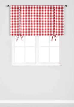 Cellbes of Sweden Vävd, rutig hissgardin Sale