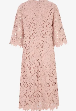 Cellbes of Sweden Vävd spetsklänning Gammalrosa Hot