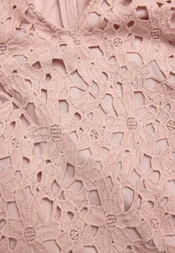 Cellbes of Sweden Vävd spetsklänning Gammalrosa Hot