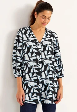 Cellbes of Sweden Vävd tunika Svart / Blå / Mönstrad Sale