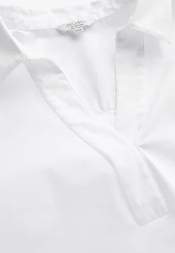 Cellbes of Sweden Vävd tunika i poplin Vit Outlet