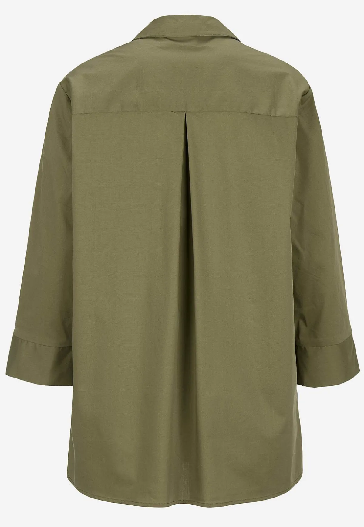 Cellbes of Sweden Vävd tunika i poplin Grön Hot
