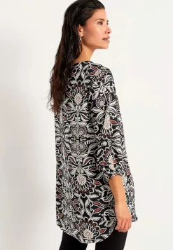 Cellbes of Sweden Vävd tunika med 3/4-ärmar New