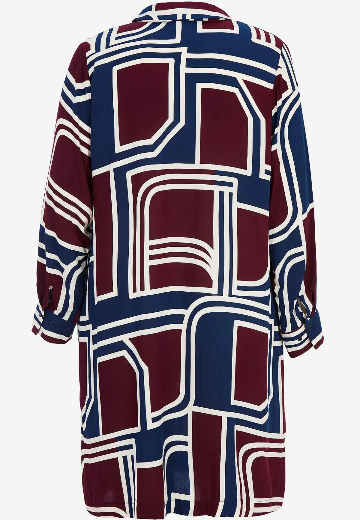 Wasabiconcept Vävd viskosklänning med fickor